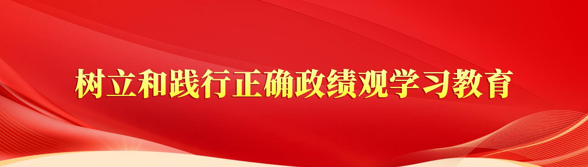 树立和践行正确政绩观学习教育